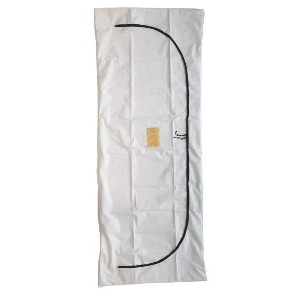 Afs PVC/Vinyl (Curved Zipper) Body Bags 6 Mil–White (Each) 11011